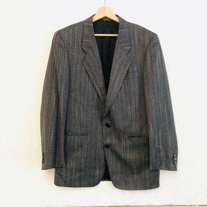 Hollywood Clothes Black and Silver Blazer - Men's 40R